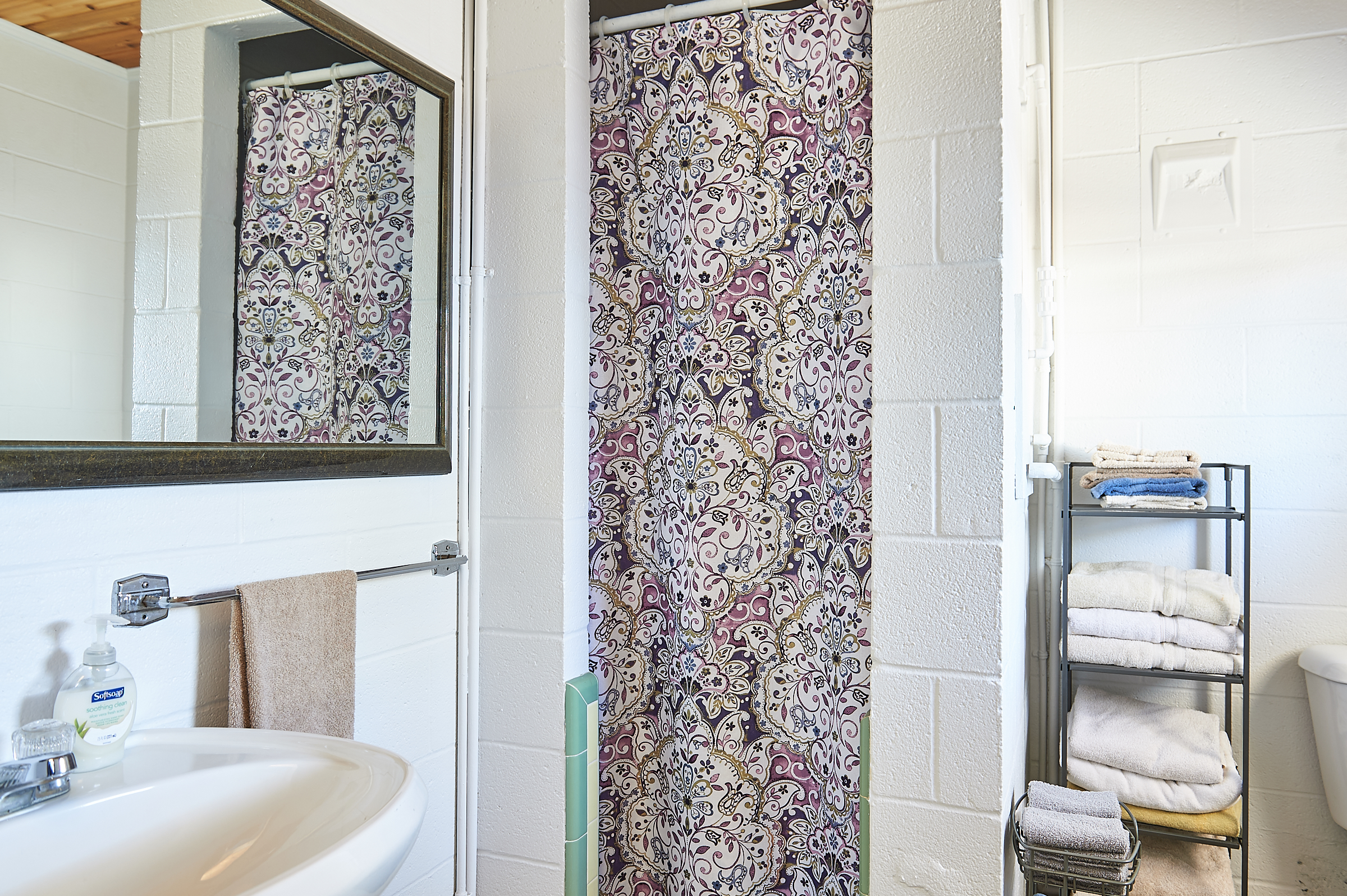 Whitetail Deer Cabin Bathroom
